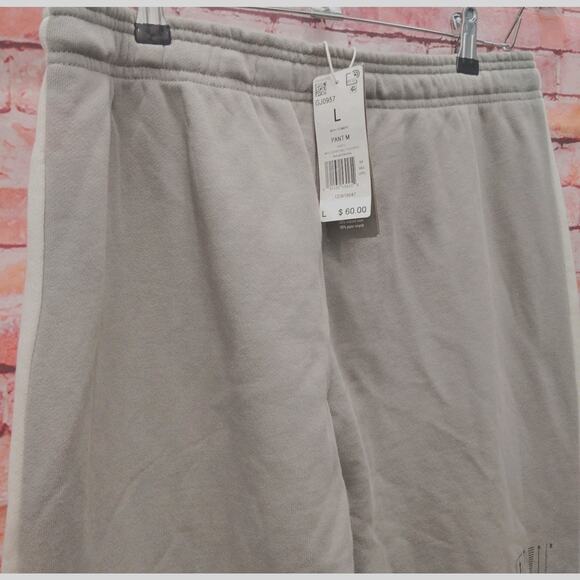 adidas SG ID Pants Men's Large Gray Colorblock Jogger Elastic Waist Drawstring - Picture 6 of 7